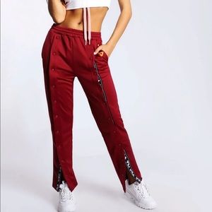 FILA Alice snap front jogger pants